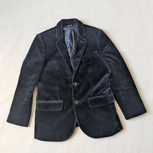 Crewcuts Ludlow Navy Velvet Blazer